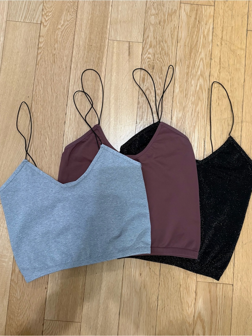 Free People Seamless Brami Crop Top 3 Pack XS/S Elevated Basics Capsule